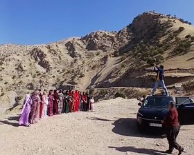 پشت‌صحنه کوتاهی از تولید نماهنگ "ولاتم ایران" در کانون کرمانشاه