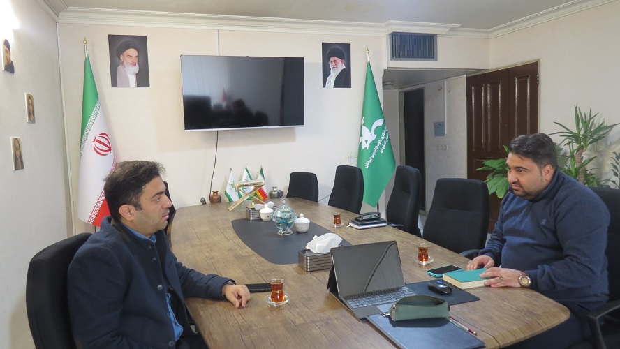 مدیر حوزه هنری استان اصفهان مهمان مدیرکل کانون شد