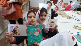 گزارش تصویری «معرفی کتاب» با طعم هنر و طبیعت در مرکز ۲ نیشابور