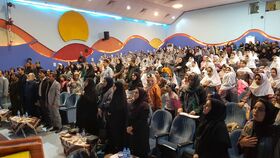 آیین تجلیل از اعضای کتابخوان کانون کرمانشاه با بیش از ۵هزار متر خوانش کتاب برگزار شد