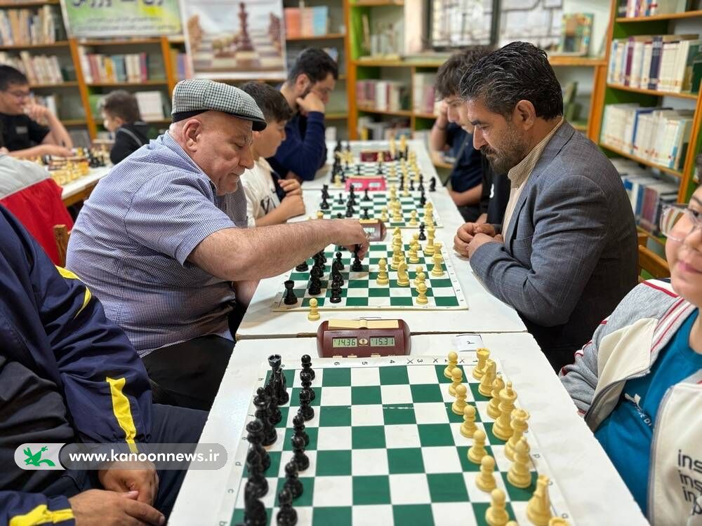 کانون مینودشت میزبان رقابتهای شطرنج به مناسبت هفته کتاب