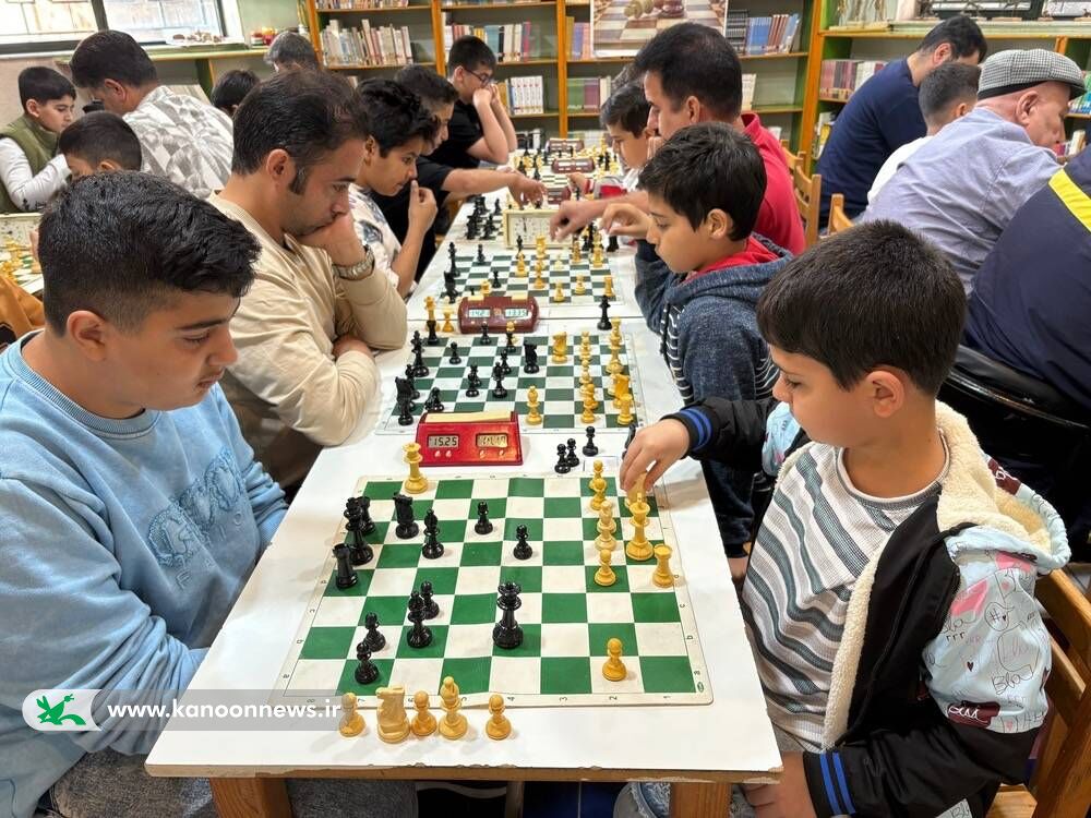 کانون مینودشت میزبان رقابت‌های شطرنج به مناسبت هفته کتاب