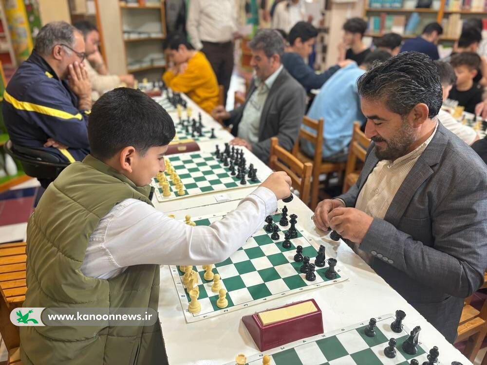 کانون مینودشت میزبان رقابتهای شطرنج به مناسبت هفته کتاب