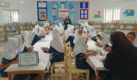 اجرای کارگاه «کتاب سفالی» در کانون دلند