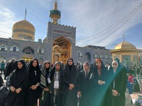 اعضای زیارت اولی‌ کانون استان قزوین مهمان امام رضا(ع) شدند