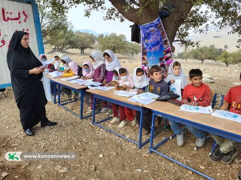 «بخوانیم برای ایران» در آبید بویر؛ اجرای برنامه‌های کتاب‌محور برای دانش‌آموزان عشایری