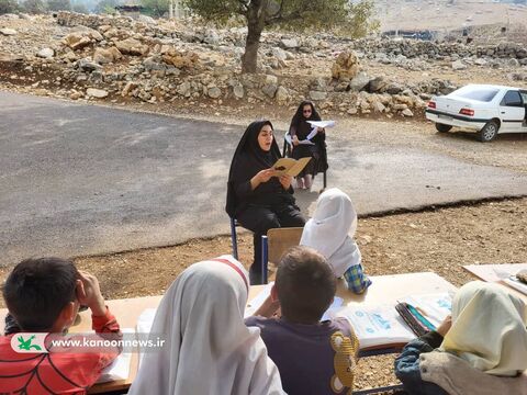«بخوانیم برای ایران» در آبید بویر؛ اجرای برنامه‌های کتاب‌محور برای دانش‌آموزان عشایری