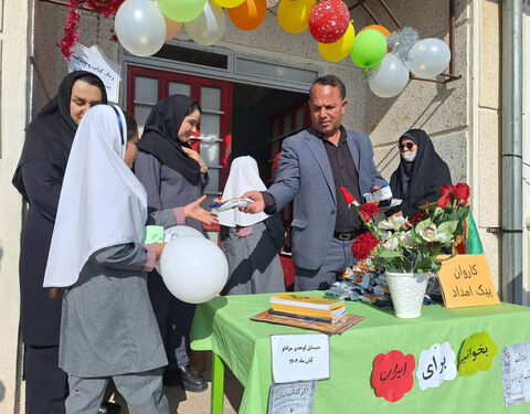 برنامه‌های هفته کتاب با کاروان «پیک امید» در مرادلوی ارشق