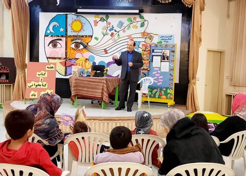 حضور بابک نیک طلب در مزکز شماره 23 کانون استان تهران 