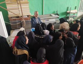 اردوی "روایت پیشرفت" در چاپخانه امروز بیرجند