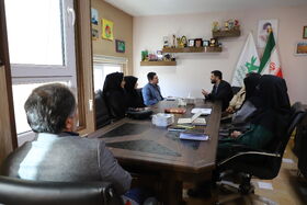 دیدار و نشست معاون اجتماعی و پیشگیری از وقوع جرم دادگستری استان با مدیرکل کانون قزوین