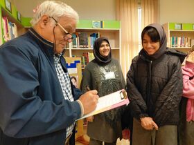 «نوجوانان مرکز ۳۱ در هفته کتابخوانی با پرویز امینی به دنیای نویسندگی قدم گذاشتند»
