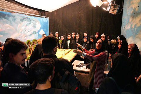 حضور دانشجویان دانشگاه هنر درکانون از تماشای انیمیشن تا آشنایی با فرایند تولید