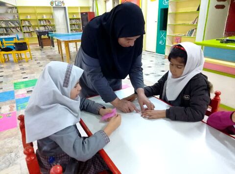 گزارش تصویری بازدید مدرسه استثنایی «ولایت» از مرکز فرهنگی فریمان