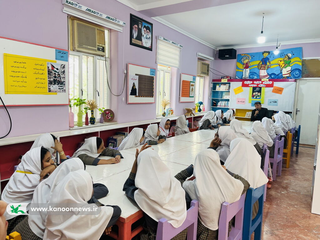 دیدار اعضا نوجوانان مرکز دیر با شاعر بردستانی