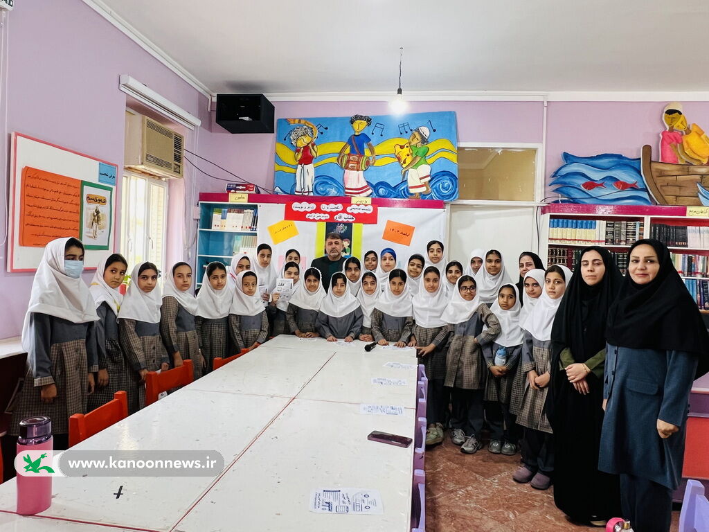 دیدار اعضا نوجوانان مرکز دیر با شاعر بردستانی