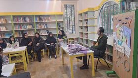 باشگاه کتابخوانی نوجوان مرکز ۳۹ میزبان عباس ناصری نویسنده حوزه کودک و نوجوان شد