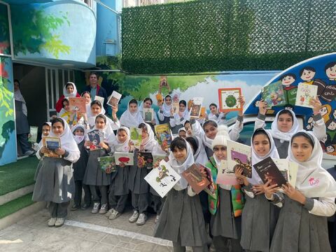 کتابخانه سیار روستایی کانون پرورش فکری کودکان و نوجوانان استان البرز در «هفته کتاب و کتابخوانی»