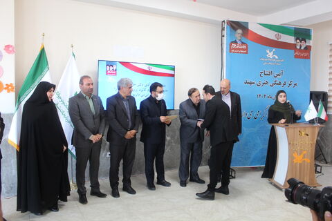 آیین افتتاح مرکز کانون پرورش فکری کودکان و نوجوانان استان آذربایجان شرقی در شهر جدید سهند
