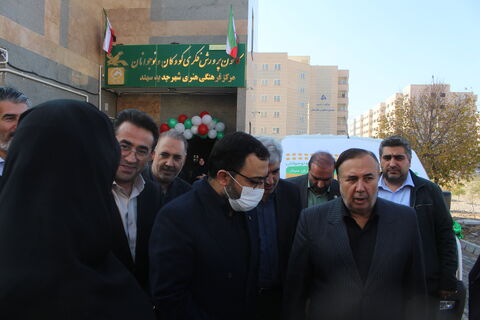 آیین افتتاح مرکز کانون پرورش فکری کودکان و نوجوانان استان آذربایجان شرقی در شهر جدید سهند