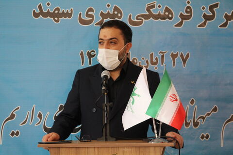 آیین افتتاح مرکز کانون پرورش فکری کودکان و نوجوانان استان آذربایجان شرقی در شهر جدید سهند