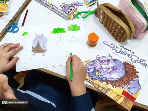 کارگاه تصویرسازی «کتاب خیال‌انگیز من» در مرکز ماهشهر