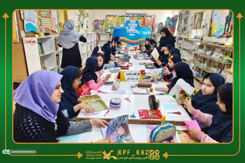 کارگاه تصویرسازی «کتاب خیال‌انگیز من» در مرکز ماهشهر