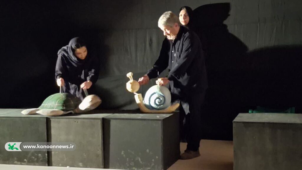 اجرای نمایش «هاپولری» هنرمندان نابینا و کمبینا در گنبدکاووس