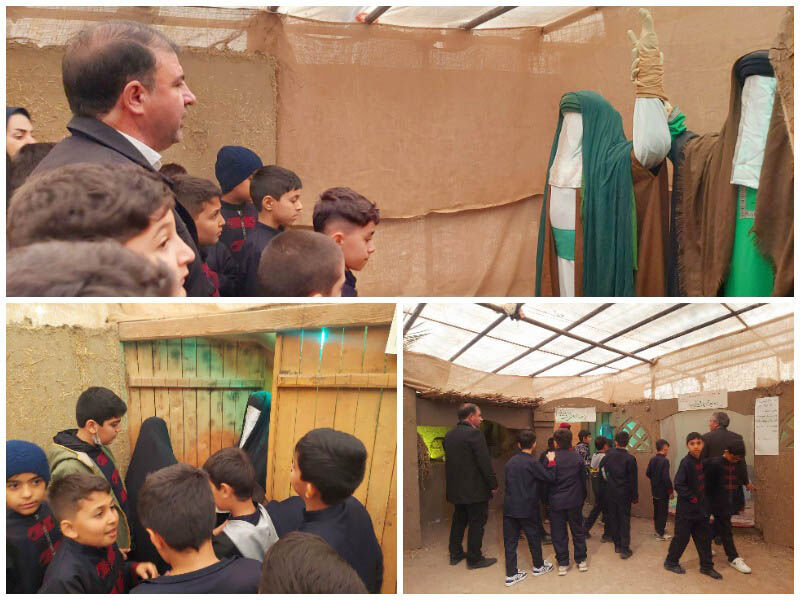 بازدید اعضای مرکز شماره یک کانون پارسآباد از نمایشگاه یاس کبود