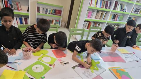 اعضای مرکز طرقبه میهمان کارگاه کتاب‌خوانی و کتاب‌سازی شدند