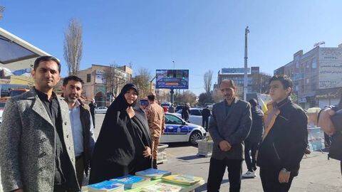 میز خدمت کانون پرورش فکری در نماز جمعه اردبیل