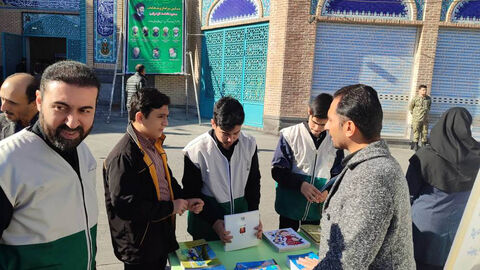 میز خدمت کانون پرورش فکری در نماز جمعه اردبیل