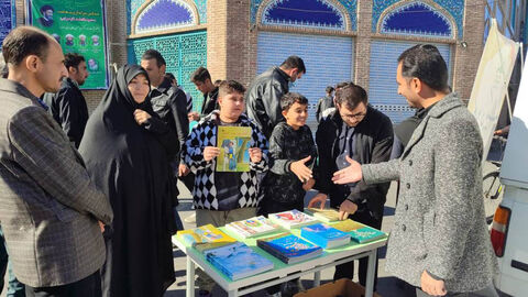 میز خدمت کانون پرورش فکری در نماز جمعه اردبیل