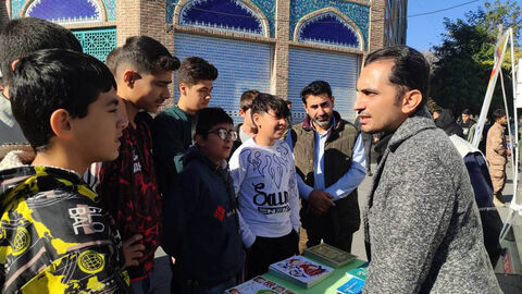 میز خدمت کانون پرورش فکری در نماز جمعه اردبیل