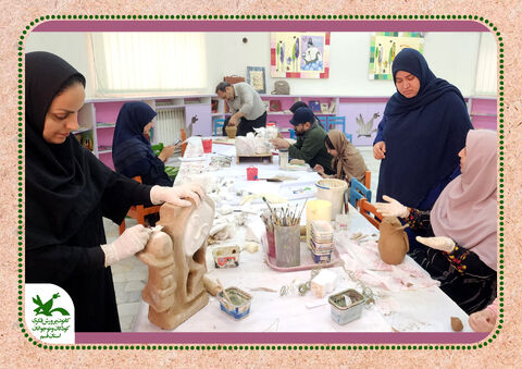 «تلفیق هنر و ادبیات در کانون قم» در راستای جشنواره دوسالانه هنر های تجمسی