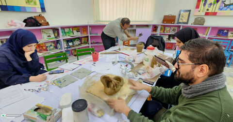 «تلفیق هنر و ادبیات در کانون قم» در راستای جشنواره دوسالانه هنر های تجمسی