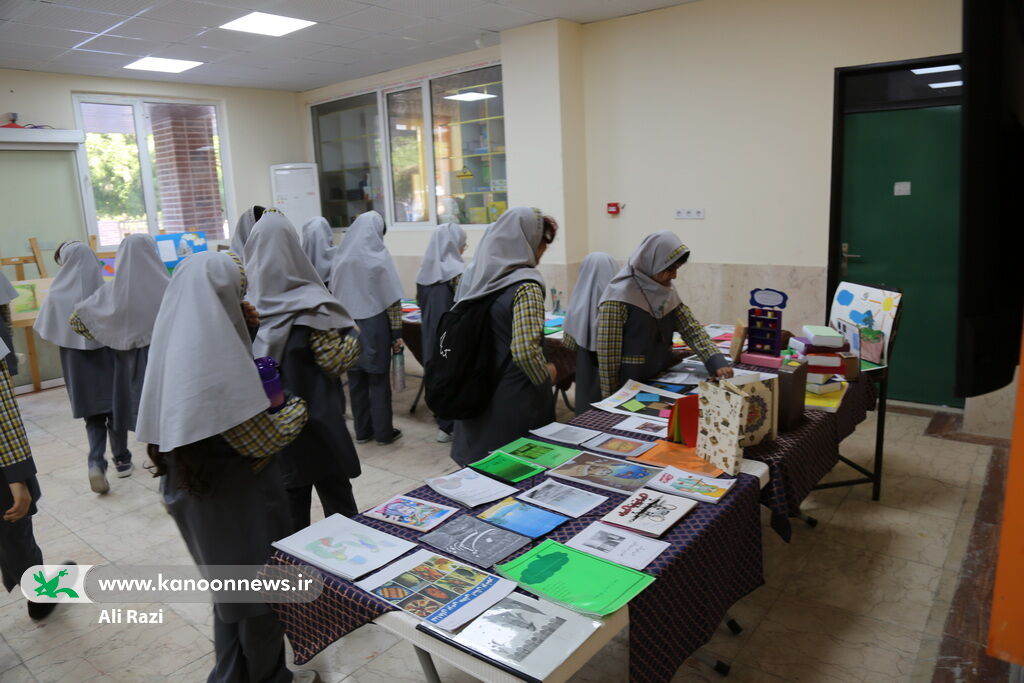برپایی نمایشگاه کتابسازی کودکان در مرکز شماره ۱ کانون بوشهر