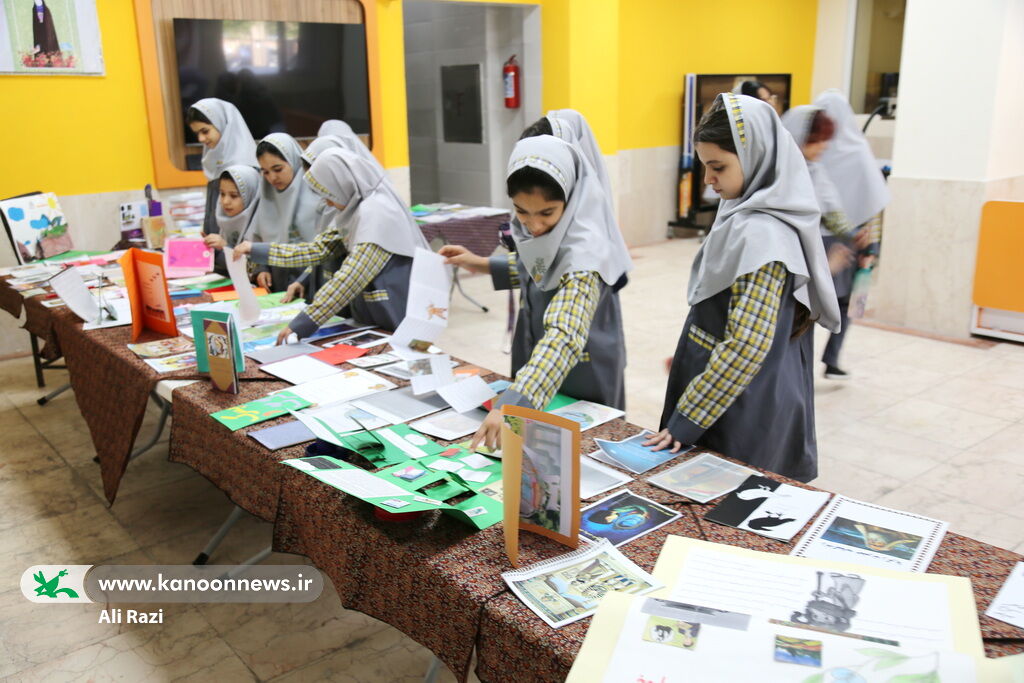 برپایی نمایشگاه کتاب‌سازی کودکان در مرکز شماره ۱ کانون بوشهر