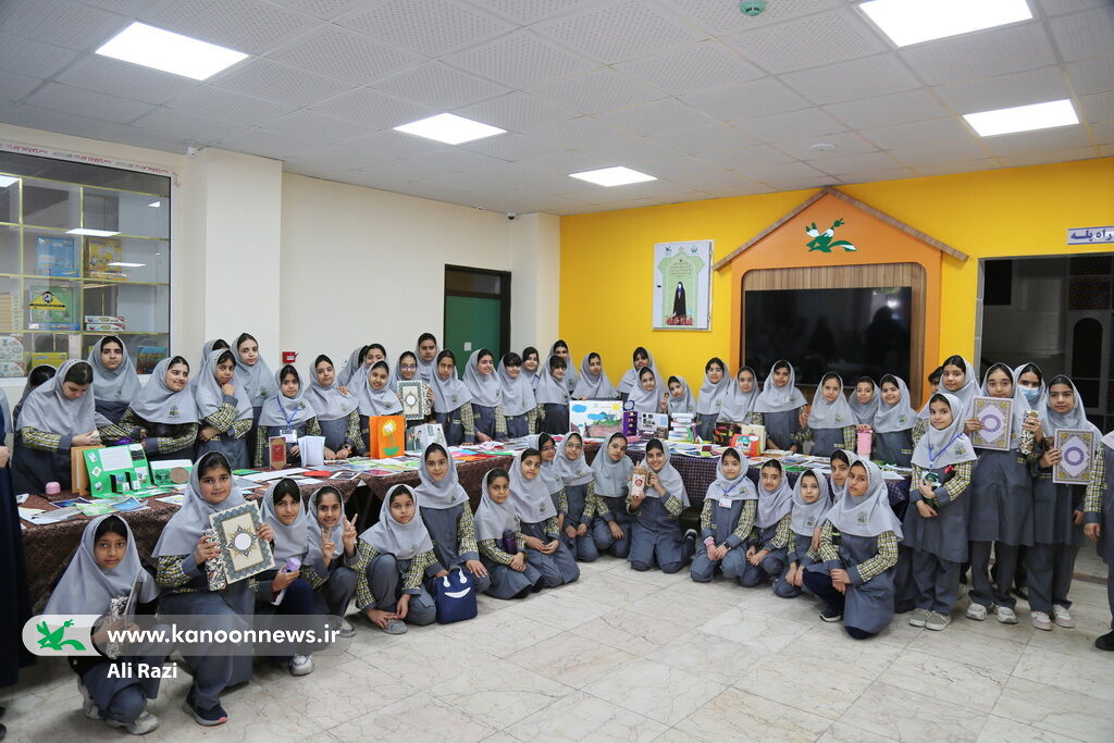 برپایی نمایشگاه کتاب‌سازی کودکان در مرکز شماره ۱ کانون بوشهر