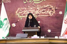 شعرخوانی عضو ارشد کانون کرمانشاه در ویژه‌برنامه «عصر شعر فاطمی»