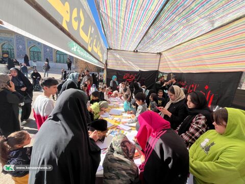 برپایی موکب کودکان فاطمی کانون پرورش فکری کهگیلویه و بویراحمد