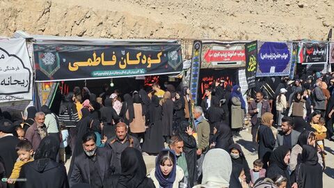 برپایی موکب کودکان فاطمی کانون پرورش فکری کهگیلویه و بویراحمد