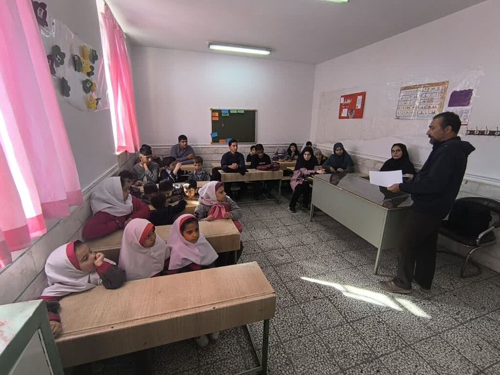 اردوی جهادی به مناسبت هفته بسیج در روستای قلعه نو شهرستان اراک