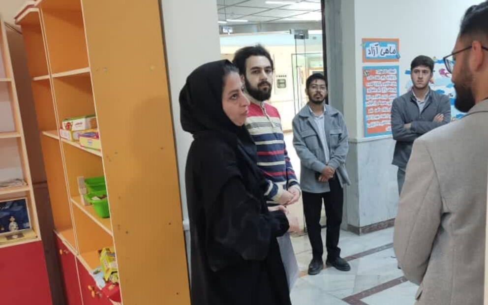 بازدید بسیجیان دانشگاه فرهنگیان از مراکز شماره ۲ و آفرینش کانون کرمانشاه
