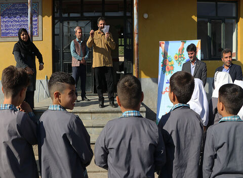 امداد فرهنگی در روستای «چملر»