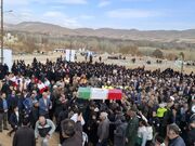مربیان و کانون‌یاران مرکز کنگاور در مراسم تشییع شهید گمنام حاضر شدند