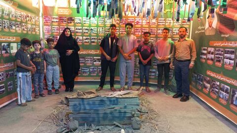 غرفه فرهنگی‌ و هنری کانون خوزستان در کوی علوی