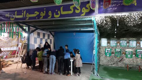 غرفه فرهنگی‌ و هنری کانون خوزستان در کوی علوی