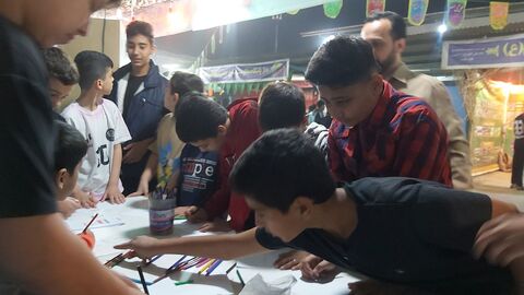 غرفه فرهنگی‌ و هنری کانون خوزستان در کوی علوی