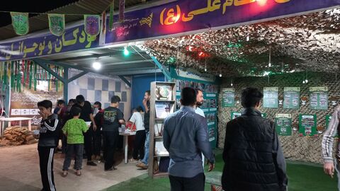 غرفه فرهنگی‌ و هنری کانون خوزستان در کوی علوی